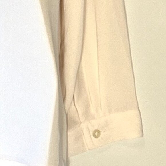 LOFT SZ  XXL  Blush color button front long sleeve loose fit blouse - Picture 4 of 7